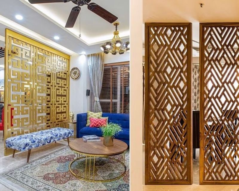  Vách ngăn CNC, tấm ốp trang trí, kệ, tủ và tranh 3D được gia công tinh xảo trên gỗ và nhựa cao cấp. 