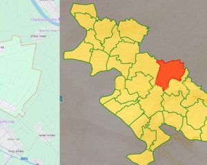 Bản đồ vị trí xưởng tại Ứng Hòa gần trung tâm, thuận tiện vận chuyển nguyên vật liệu và giao nhận sản phẩm